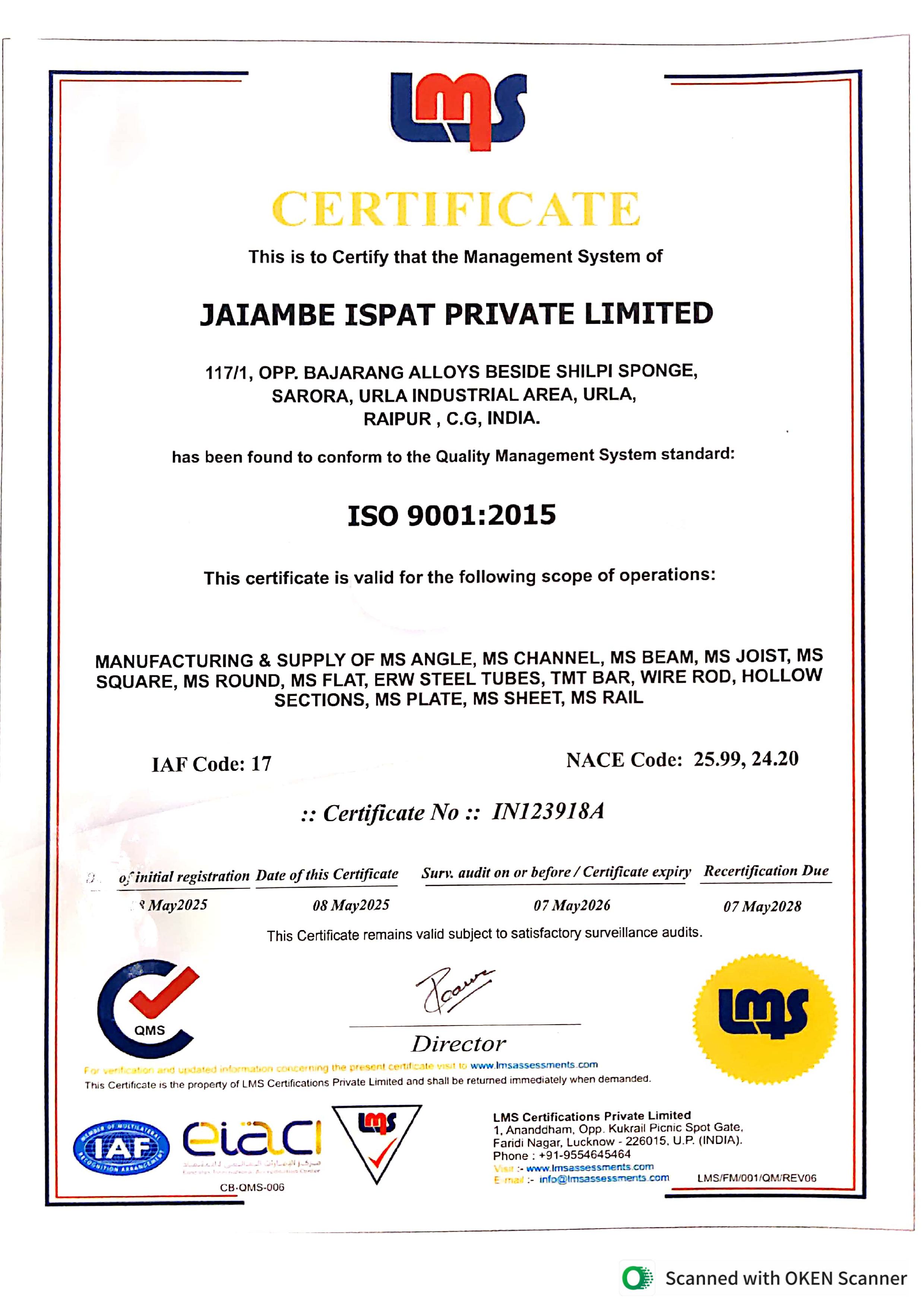 ISO 9001:2015